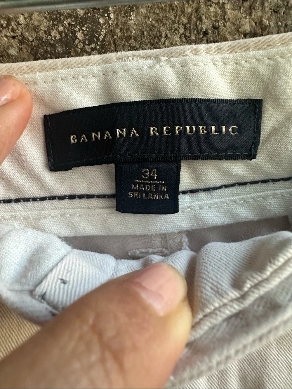 Banana Republic Men's Tan Flat Front Shorts